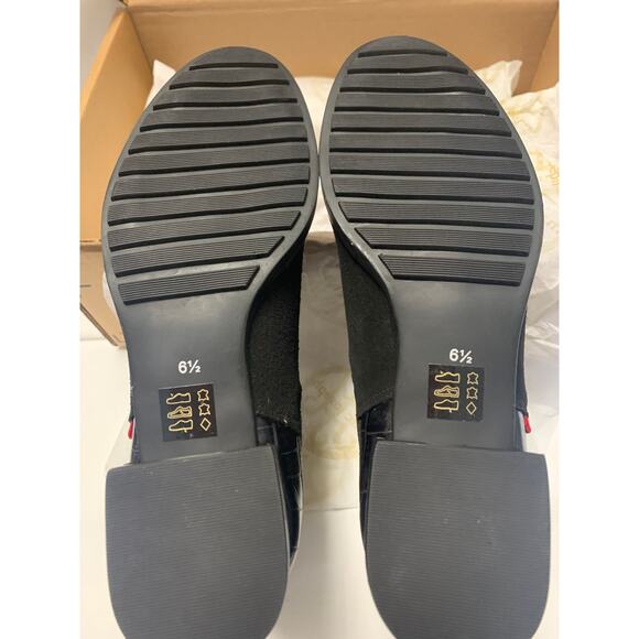 Womens Boots Marc Joseph  Union Sq Black Suede/Crocodile Chelsea  Size 6.5 - Picture 5 of 5